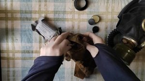 противогаз гп 5м 1988 года выпуска.