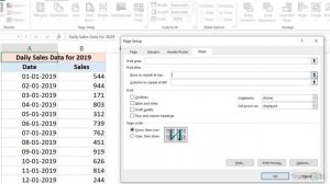 Repeat ROW and COLUMN Headers on Each page in Excel