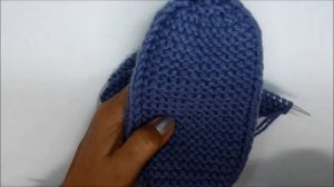 ТАПОЧКИ НА ДВУХ СПИЦАХ. БЫСТРО И ПРОСТО!