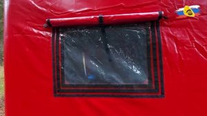 Обзор_ Надувная пневмокаркасная палатка для нефтегазовой службы 15 кв.м.