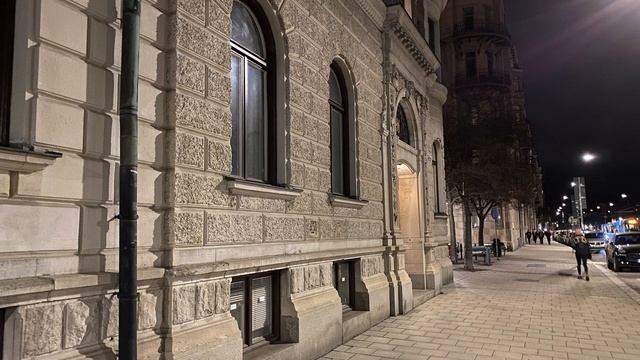 Vlog 202- Вечерняя прогулка по Стокгольму 12 ноября.