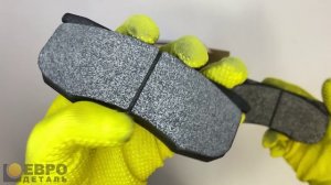 Колодки тормозные передние для УАЗ Патриот 3160, УАЗ Хантер 3151 - ЕВРОДЕТАЛЬ - ED4-235B