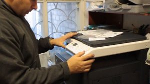 Первый пуск Konica Minolta bizhub 185 и устранение обнаруженного брака.