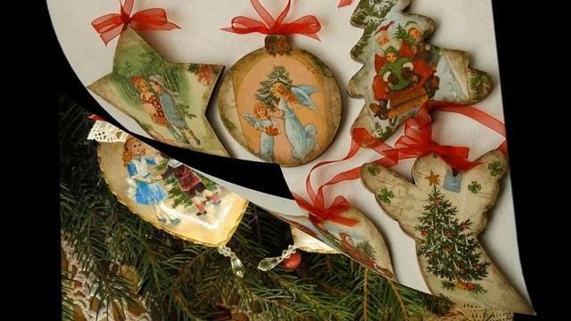 Новогодний декупаж своими руками
