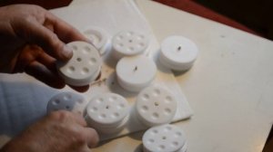 Катушки для жерлиц мини, самодельные.