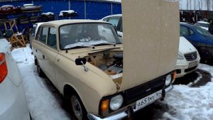 Я купил себе ☭ ИЖевский Москвич Комби 2125 ☭, заводим долго
