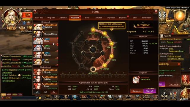 League of Angels III / Unlock Theresa Ultima - Artifact Attack Hero смотреть онлайн