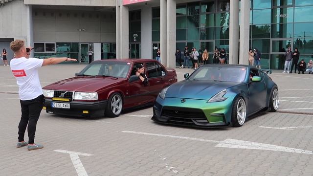 ЧЕЙ ВЫХЛОП КРУЧЕ??? ПОКАЗАЛИ ПОЛЯКАМ СВОЮ АЛЬФУ!!! CARVIBES 2023 #carvibes #гданьск смотреть онлайн