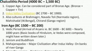 Indian history chronology