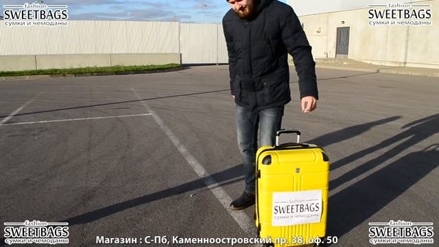 Тест драйв пластикового чемодана на колесах
