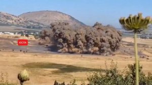 Израиль взрывает минные поля на Голанских высотах, готовясь к войне с Хезболлой