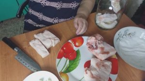 Засолка сала в банке сухой засол, домашний видео рецепт