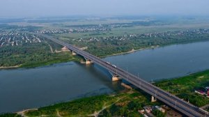 Путешествие по России. Как выглядит Омск с высоты