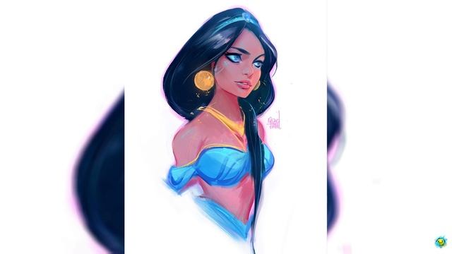 Художник Rossdraws рисует Принцесс Диснея. Artist Rossdraws draws Disney Princess смотреть онлайн