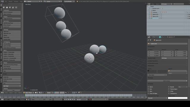 Containers - Python Blender script test