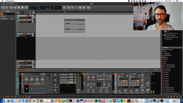 Bitwig - How to create Custom Waveform Synth - Sound Design