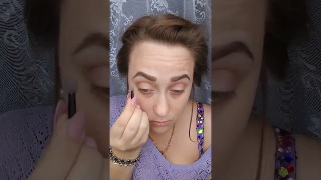 Make-up Сиреневый нюд Хэллоуин