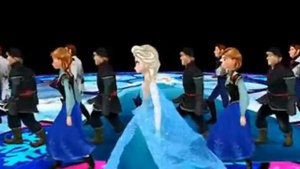 Kizoa Fare Video: frozen dance oppa gangnam style
