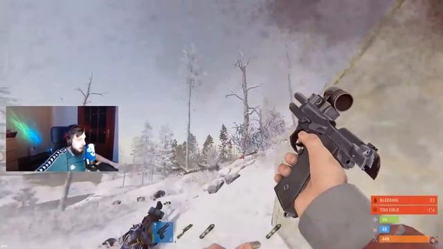 chistobzden на снегоходе нарывается на 3х игроков в Расте смотреть онлайн