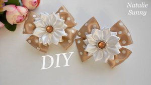 Красивые банты для волос своими руками / DIY