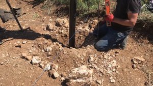 Монтаж свайного фундамента на мысе Фиолент. Винтовые сваи в Севастополе. Амгруп