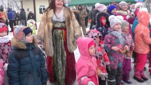 Праздник "Широкая Масленица" в ВМПК "Глобус" песня Ой блины, блины. вы блиночки мои