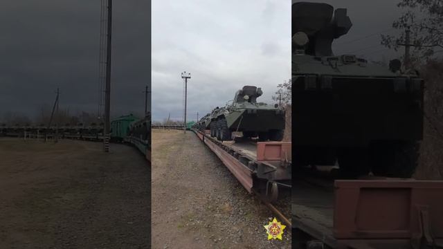 В Беларусь прибыла еще одна партия российской военной техники