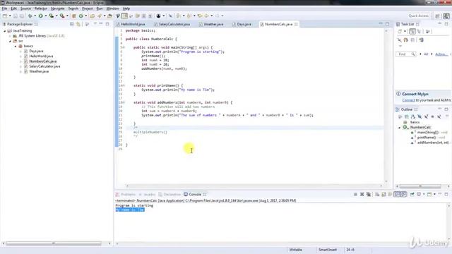 Become a Junior Java Software Developer : Functions: Return Types & Arguments смотреть онлайн
