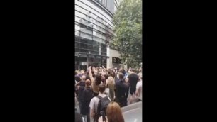 Leeds England Protest Outside BBC - "Shame On You!" (2021.07.24)