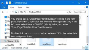 How to Make Windows Clear Your Page File at Shutdown (and When You Should)