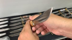 Новинка - нож «Ханты-Манси» в деревянных ножнах 95Х18