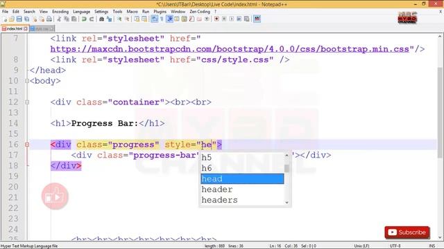 Bootstrap full project part -5 смотреть онлайн