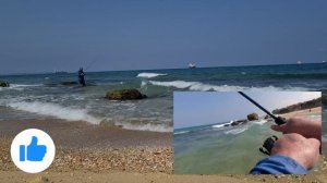 4K 29/08/2022 אשקלון Ашкелон Ashkelon דיג рыбалка fishing  גן לאומי / חוף זיקים