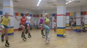 Фитнес семинар Kangoo jumps. Ведет мировая звезда Timea Sifter.