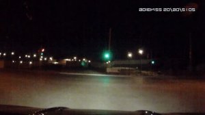 От светофора А до светофора Б.