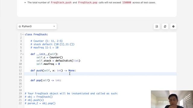 Leetcode - Maximum Frequency Stack (Python)