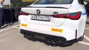 BMW Driving Experience. М базовый. Сравнение звука выхлопа М5 и М4.