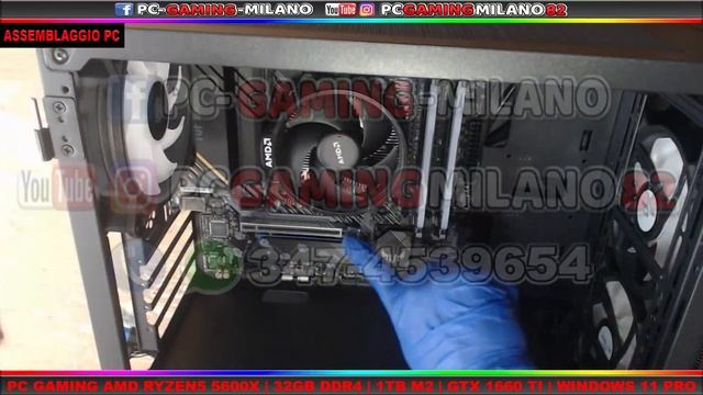 9 CLIENTE - ASSEMBLAGGIO PC GAMING AMD RYZEN5 5600X | 32GB DDR4 | 1TB M2 | GTX 1660 TI . смотреть онлайн