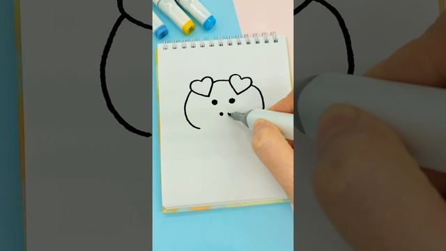 Рисуем свинку лёгким способом