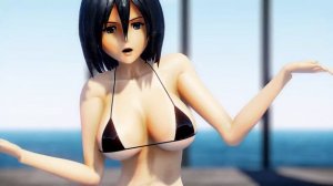 【MMD】Masked bitcH - Mikasa