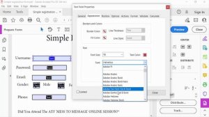 How to change fillable text field font size and color in PDF using Adobe Acrobat Pro DC