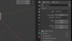 isometric camera - Blender 2.8