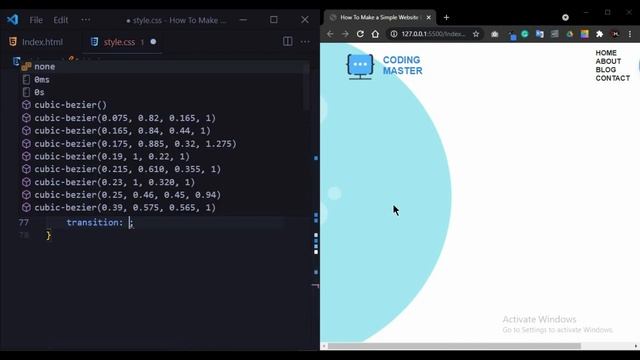 Creating a Simple Website Using HTML & CSS | Step By Step