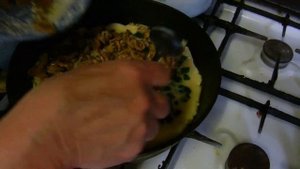 Омлет  Омлет фаршированный грибами  Быстро, просто, вкусно  Видео рецепты от Борисовны