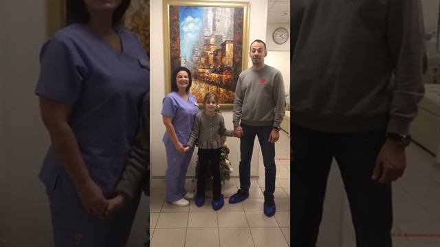 Поздравление Клиники Подологии с наступающим 2022 годом от нашей маленькой пациентки - Полины К.