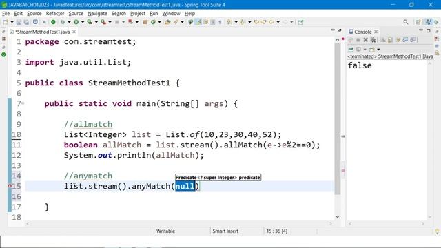Stream Api method use | java 8 features