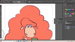 Рисуем стикер в программе  adobe illustration!!! #illustrator #drawing #tutorial #вектор