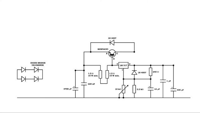 DIY Current boost LM317 adjustable power supply смотреть онлайн