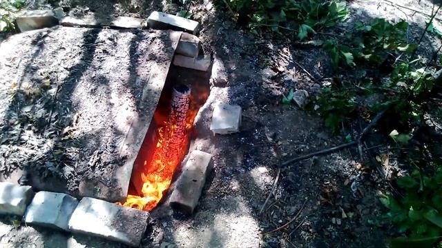 пиролизная печь, заготовка угля.