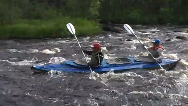 Карелия, р. Поньгома, июль 2012, монтаж, вариант 1, 3 мин смотреть онлайн